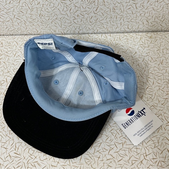 Vintage Pepsi Strapback Hat GeneratioNext 1990's Canvas Baseball Cap NEW W/ Tags - Picture 2 of 4